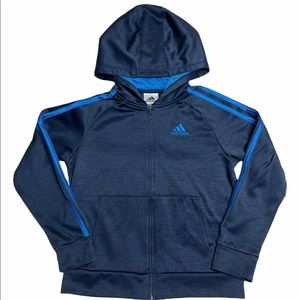 Adidas Blue Boys Athletic Jacket Size 8